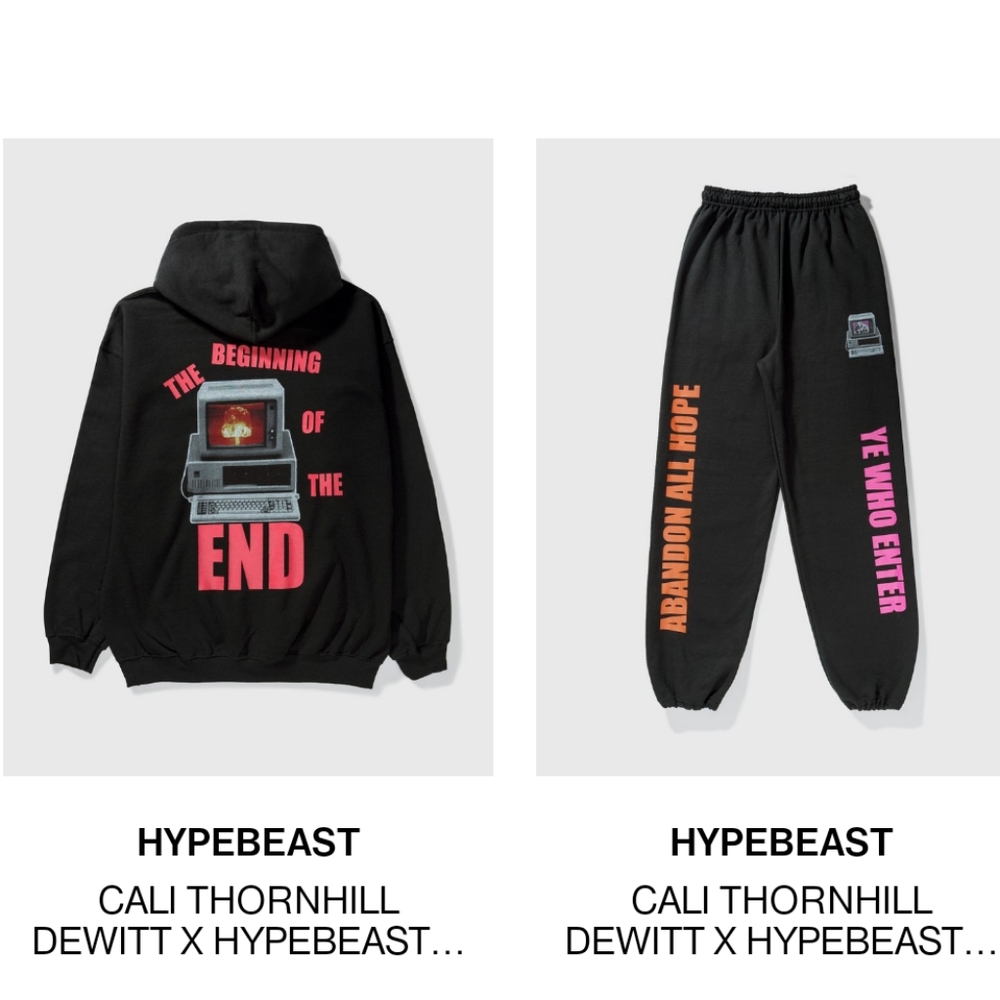 Cali Thornhill DeWitt x Hypebeast Sweat Suit
